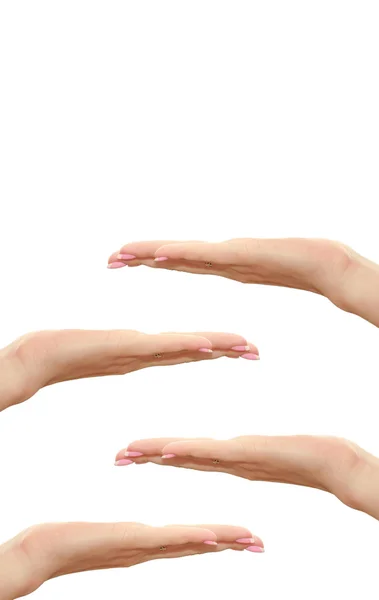 Mãos de mulheres bonitas — Fotografia de Stock