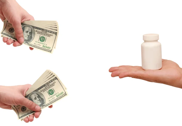 Purchase and sale of drugs — Stock Photo, Image