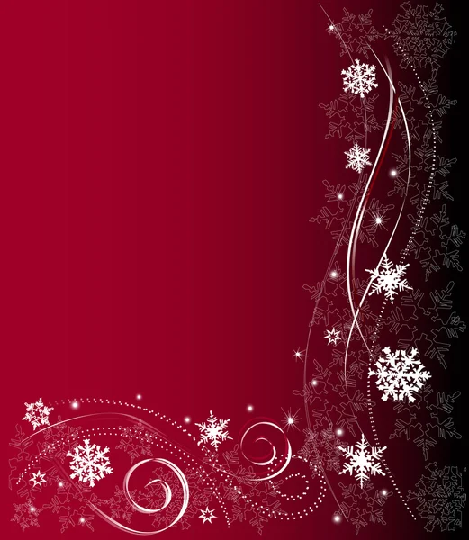 Κόκκινο φόντο Χριστούγεννα — Διανυσματικό Αρχείο
