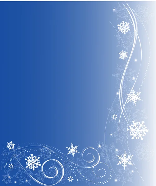 Μπλε φόντο Χριστουγέννων — Διανυσματικό Αρχείο