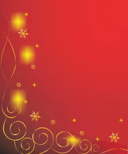 Fond de Noël rouge chaud — Image vectorielle