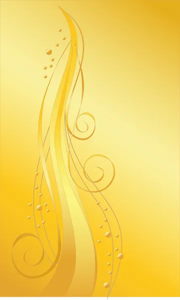 Gyllene dekorativa bakgrund — Stock vektor