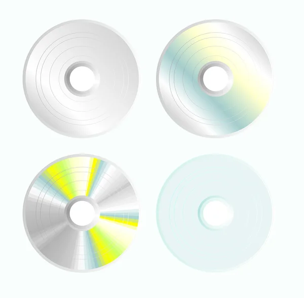 CD o DVD, vector — Archivo Imágenes Vectoriales