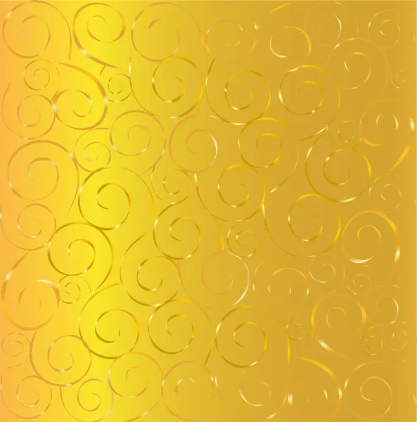ゴールド エレガントなベクトルの背景 — ストックベクタ