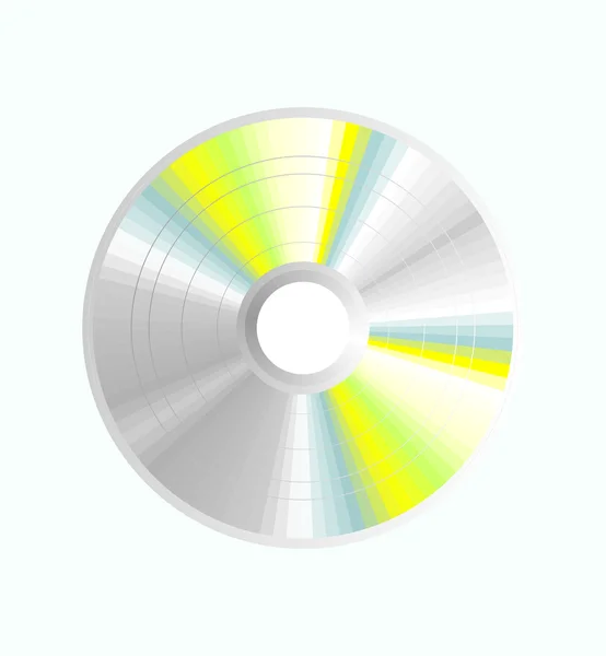 CD or DVD, vector — Stock Vector