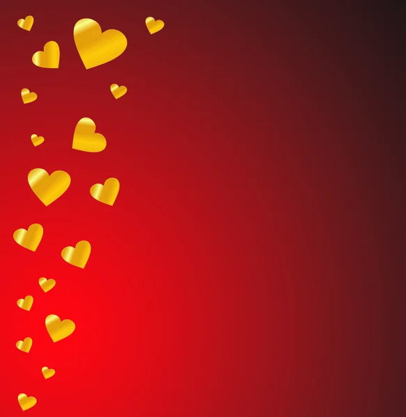 Heart valentines background — Stock Vector