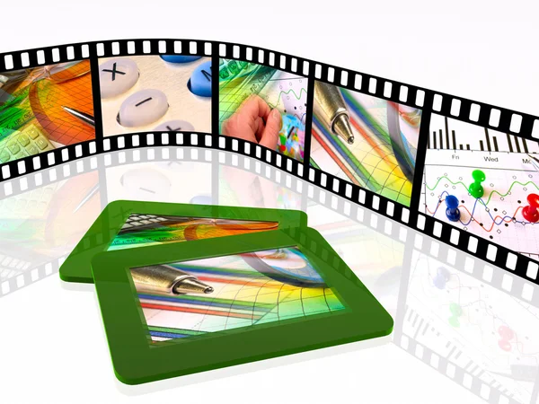 Film con diapositive — Foto Stock