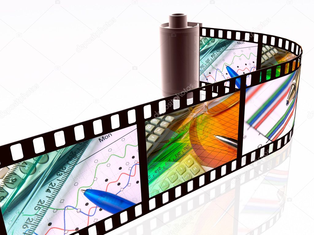 Film and cassette — Stock Photo © archerix 1357236