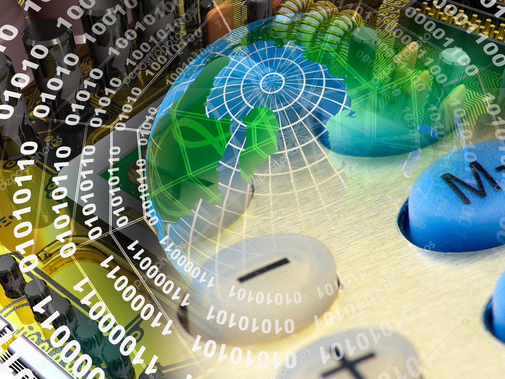 Electronic collage — Stock Photo © archerix 1386788