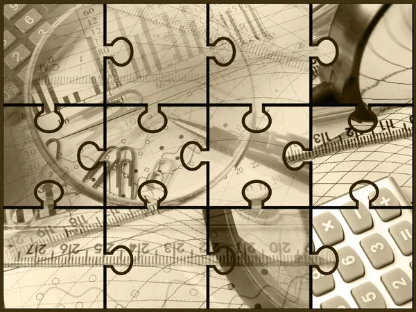 Mosaic collage — Stock Photo, Image