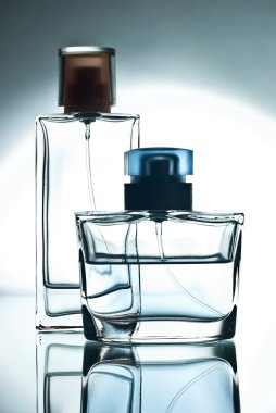 Two bottle with perfume clipart