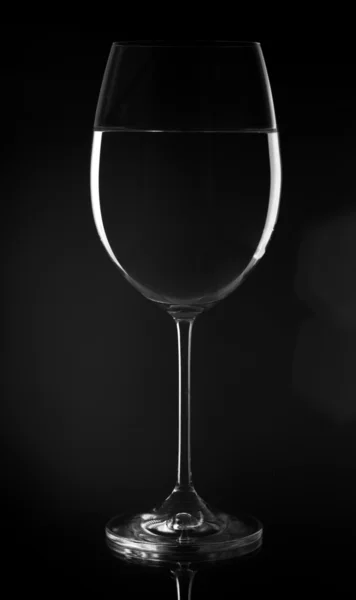 Glass silhouette — Stock Photo, Image