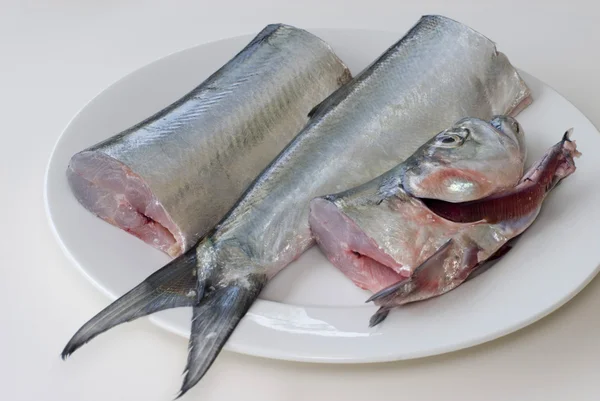 stock image Plate of fish