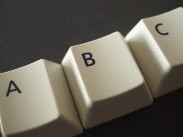 ABC klucze — Zdjęcie stockowe