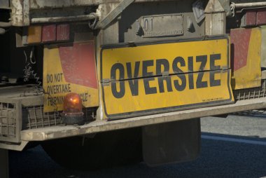 Oversize load clipart