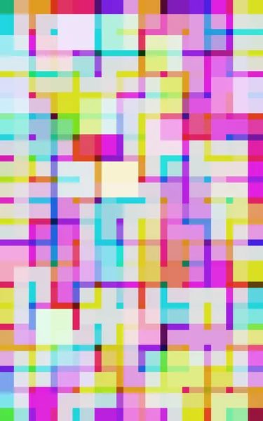 Яскраві цифрових квадратів — стокове фото