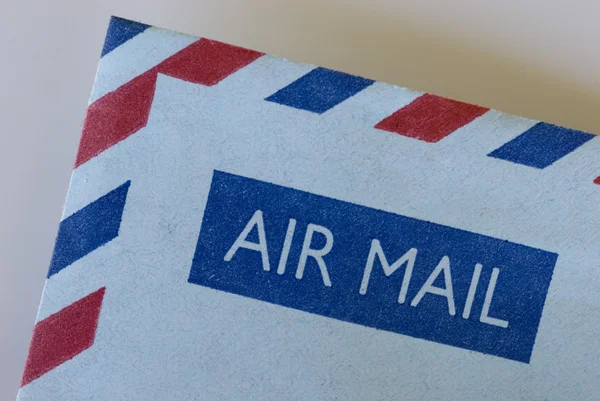 Авіапоштою конверт — стокове фото