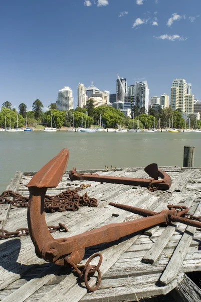 Brisbane rivier — Stockfoto