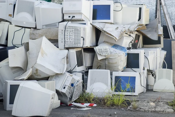 Электронные отходы — стоковое фото