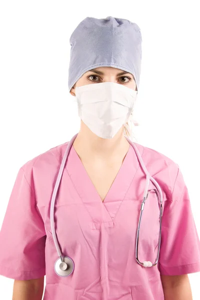 Zdravotní sestra v uniformě — Stock fotografie