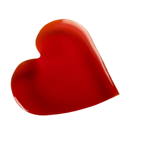 Красное сердце — стоковое фото