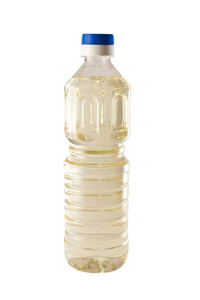 Plastic fles van olie — Stockfoto