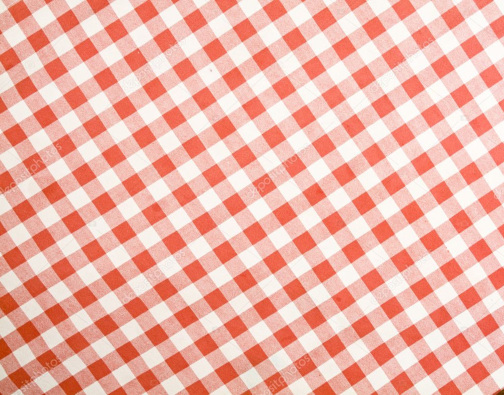 Tablecloth texture-checked fabric