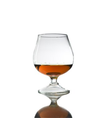 Glass of Cognac clipart