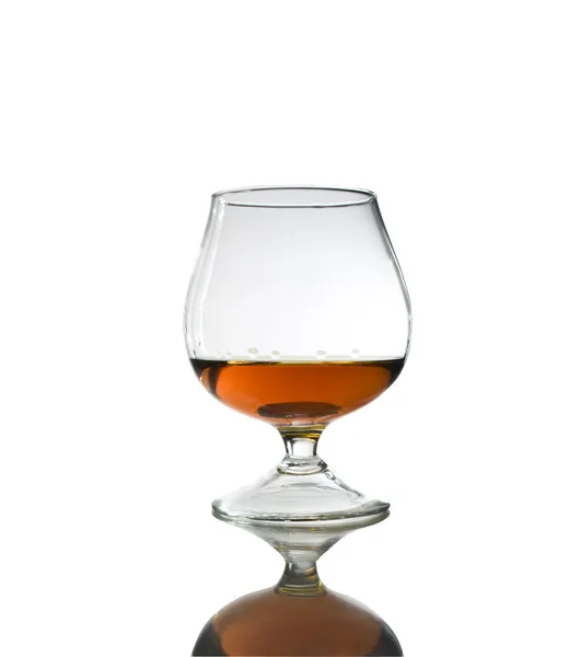 stock image Glass of Cognac