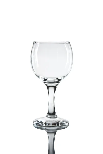 Порожній wineglass — стокове фото