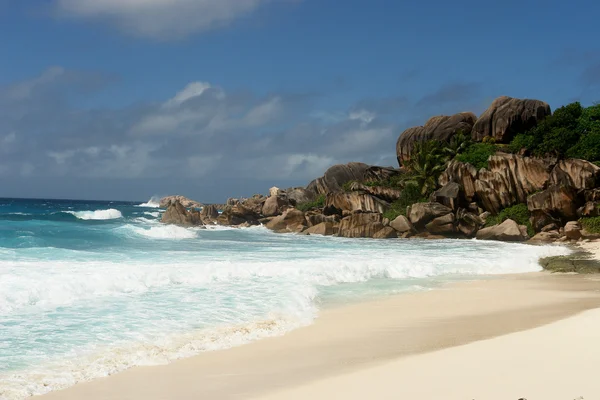 Seychellen eiland la digue — Stockfoto
