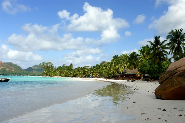 Anse Volbert. Seychelles, Praslin. — Foto Stock