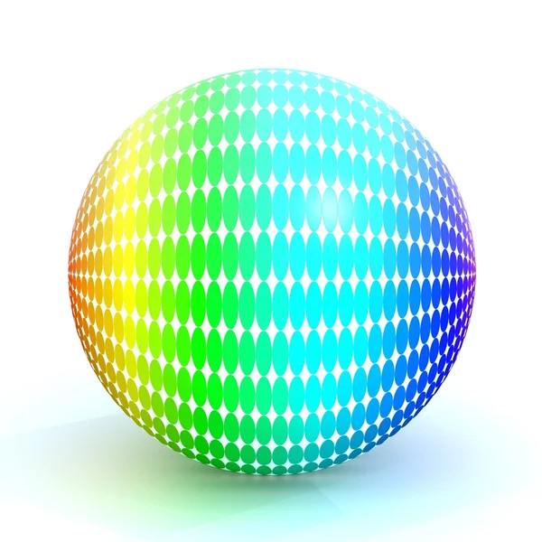Ουράνιο τόξο μπάλα — Φωτογραφία Αρχείου