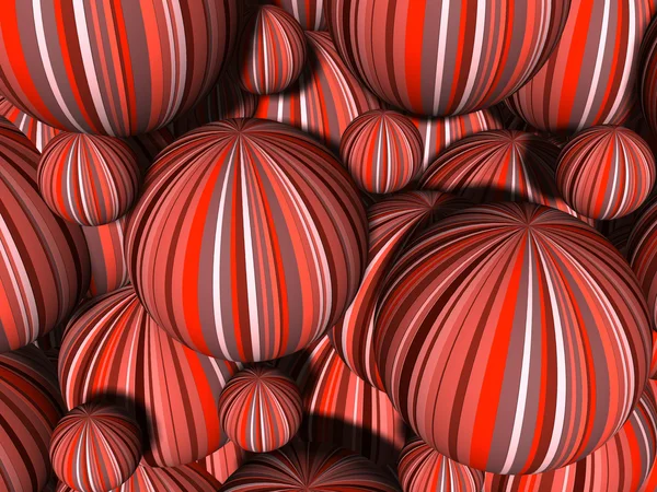 Полосатые шарики — стоковое фото