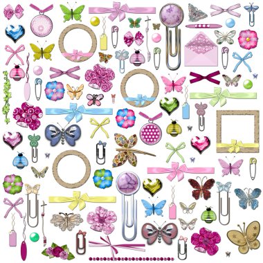 Collage of women's affairs clipart