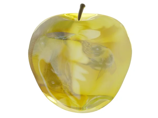 玻璃苹果 — 图库照片