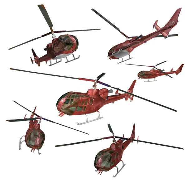 直升机数量 — 图库照片