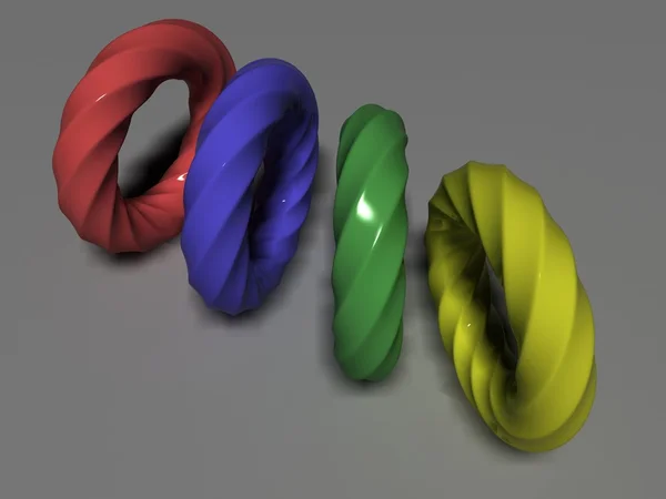 Multicolored ring — Stock Photo, Image