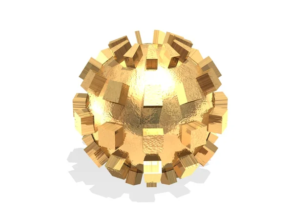 Cubic ball — Stock Photo, Image