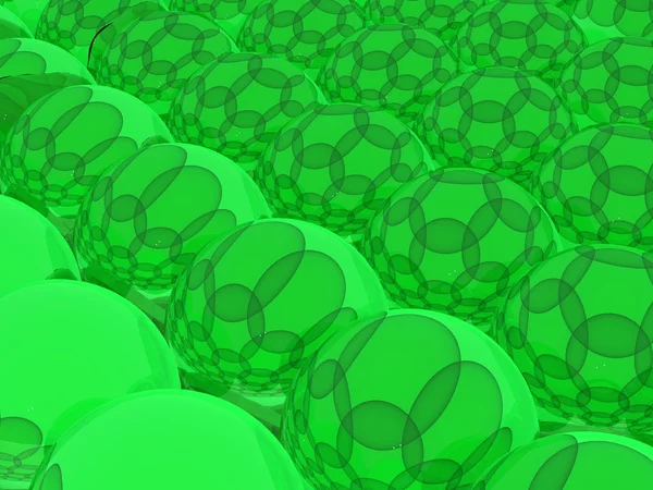 Grüne Blasen — Stockfoto
