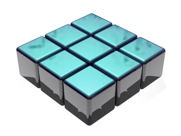 Cubos azules —  Fotos de Stock