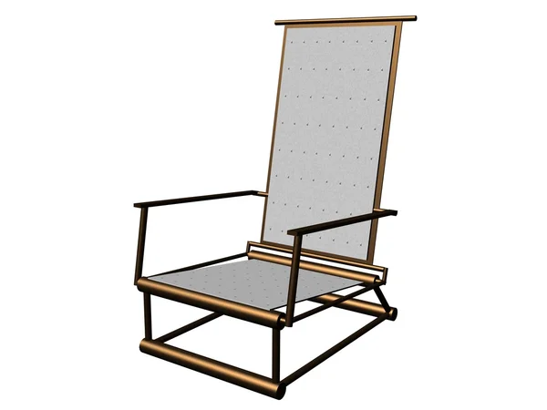 Konstruktiver Stuhl aus Metall — Stockfoto