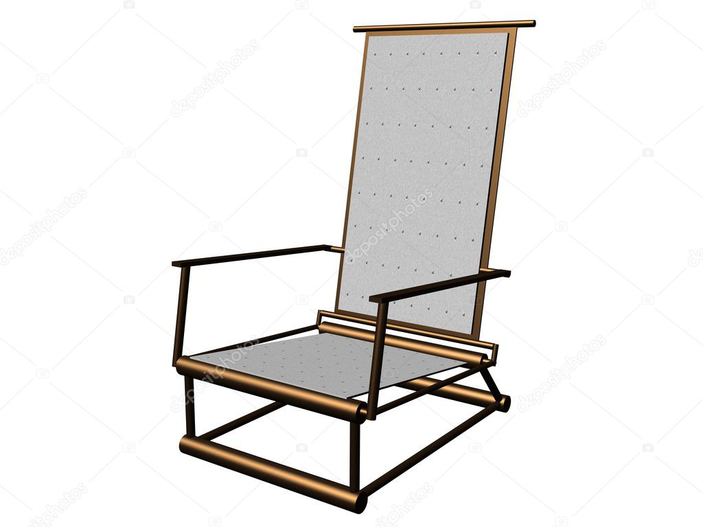 Constructive metal chair