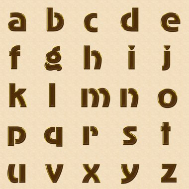 Alphabet clipart