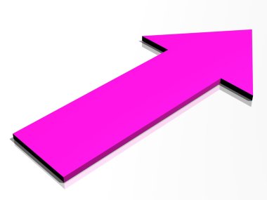 Pink arrow clipart