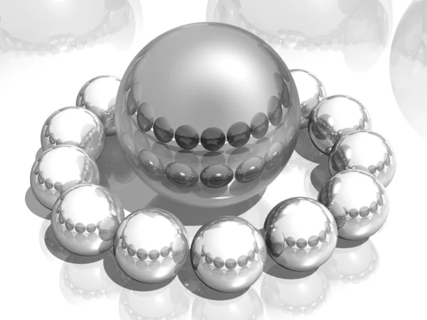 Composition of the balls — Stock Photo, Image