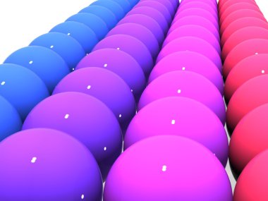 Rows of balls clipart