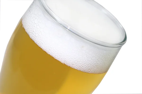 ビール ガラス マクロ — ストック写真