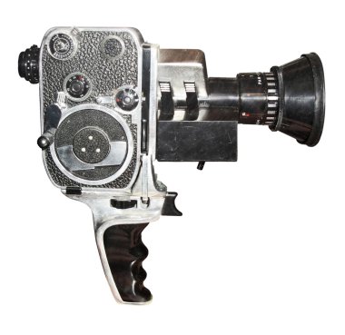 Antique film camera clipart