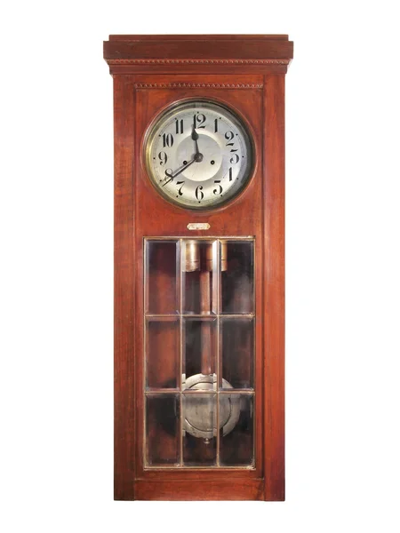 Античные маятниковые часы — стоковое фото